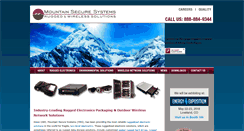 Desktop Screenshot of mountainsecuresystems.com
